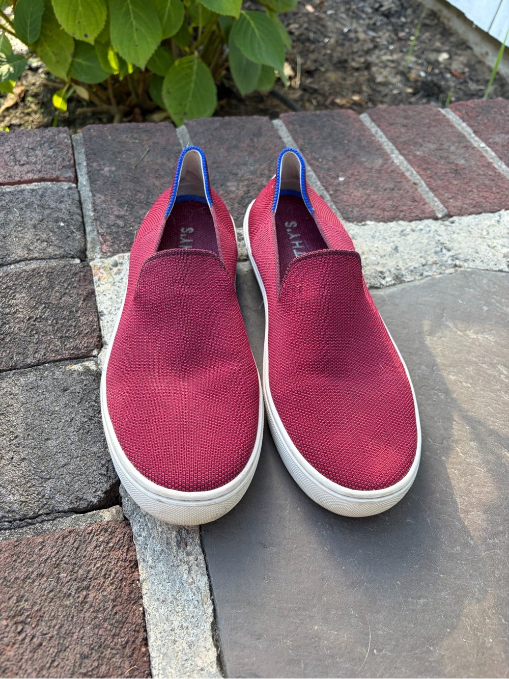Rothy’s The Original Slip-On Sneaker - Maroon